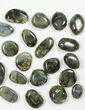 Lot: Polished Labradorite Pebbles - kg ( lbs) #90616-2